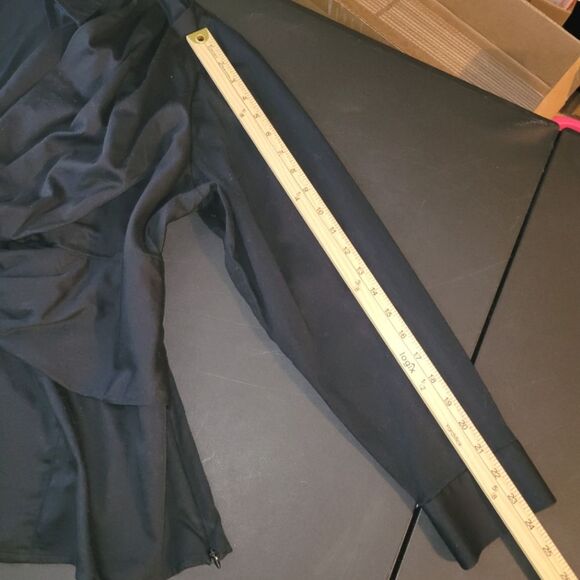 Jones New York Black Twist Stretch Blouse 2X - Picture 9 of 10